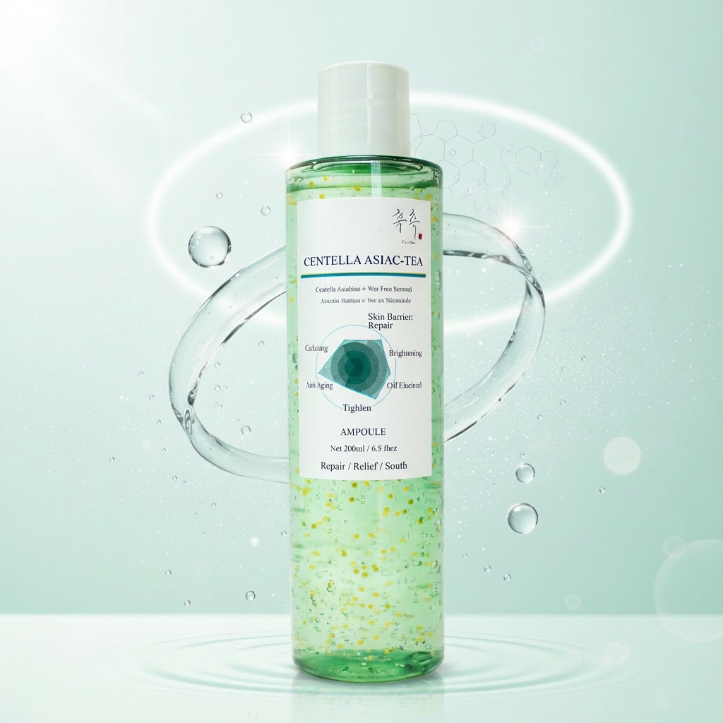 CENTELLA ASIAC-TEA ampoule bottle – Centella Asiatica + Tea Tree Extract calming ampoule for clear balanced skin