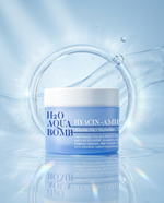 HYACIN-AMIDE H2O Aqua Bomb moisturizer jar – Hyaluronic Acid + Niacinamide water gel cream for deep hydration and glow