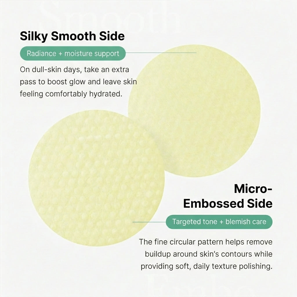 VITAMIN C + BHA + AHA + PHA (Dual-Sided Exfoliating Toner Pads)