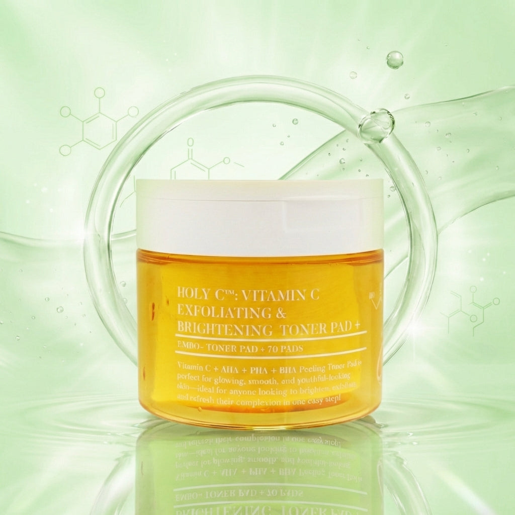 VITAMIN C + BHA + AHA + PHA (Dual-Sided Exfoliating Toner Pads)